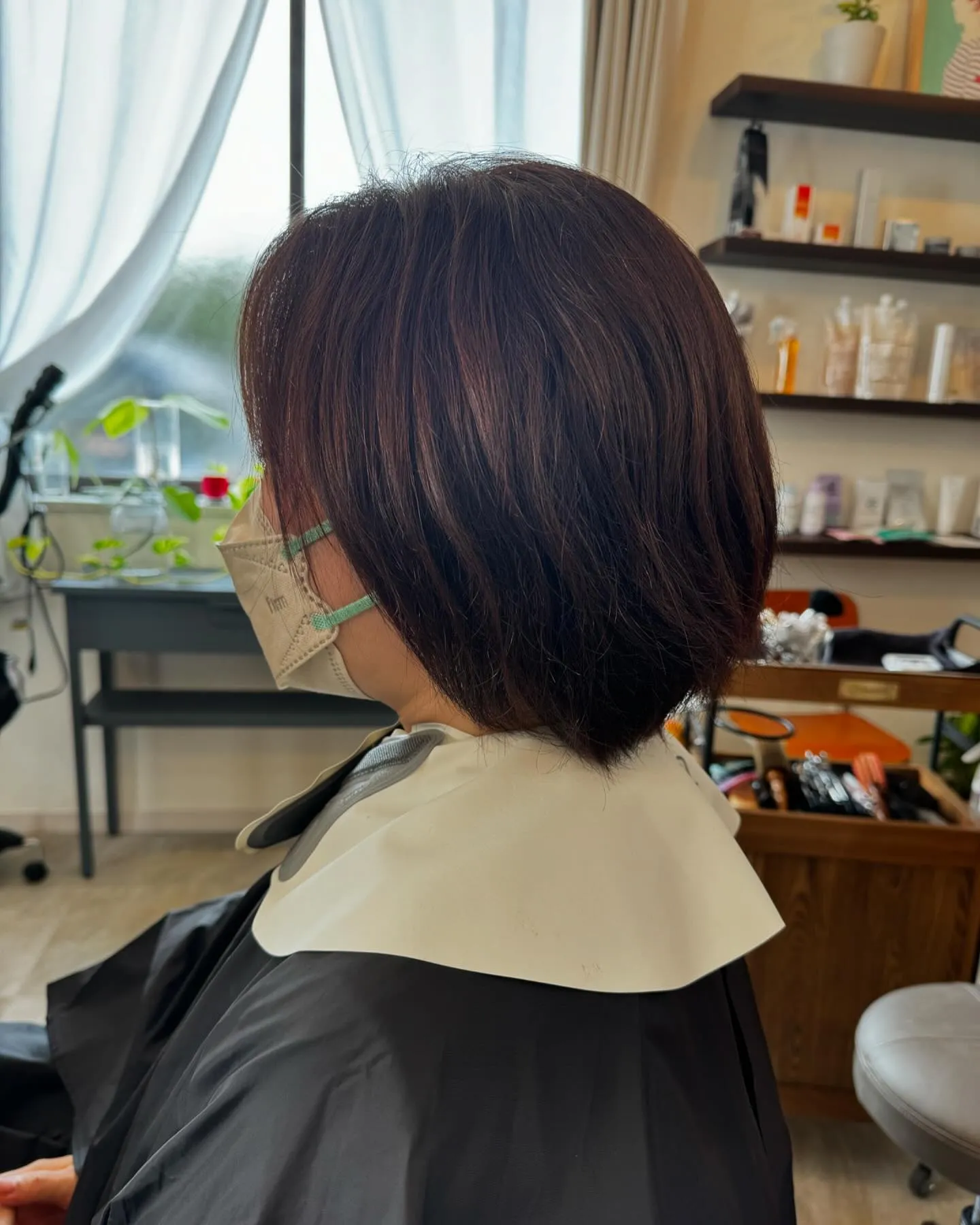 ヘアドネーションでショートにした後の